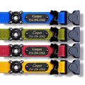 Rugged Waterproof Dog Collar with AirTag Holder Case