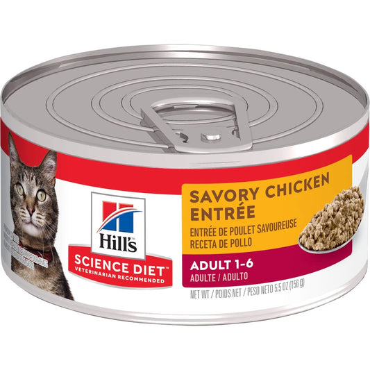 Hill's Science Diet Adult Savory Chicken Entrée (5.5oz) - Majestic Pet Kingdom
