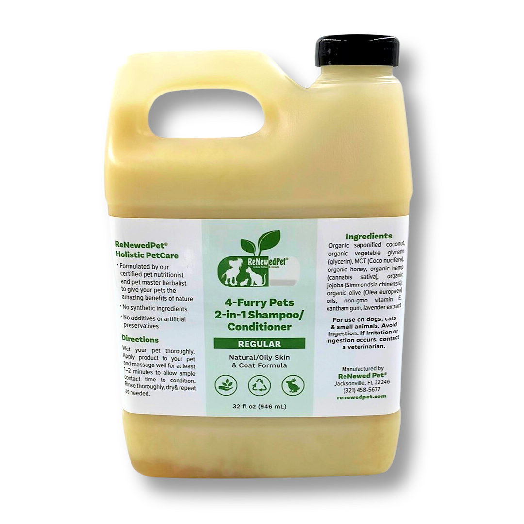 Dog Shampoo and Conditioner 2-in-1 Natural Pet Wash 16 fl oz