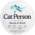 Cat Person Cat Shredded Tuna In Broth 2.75oz - Majestic Pet Kingdom