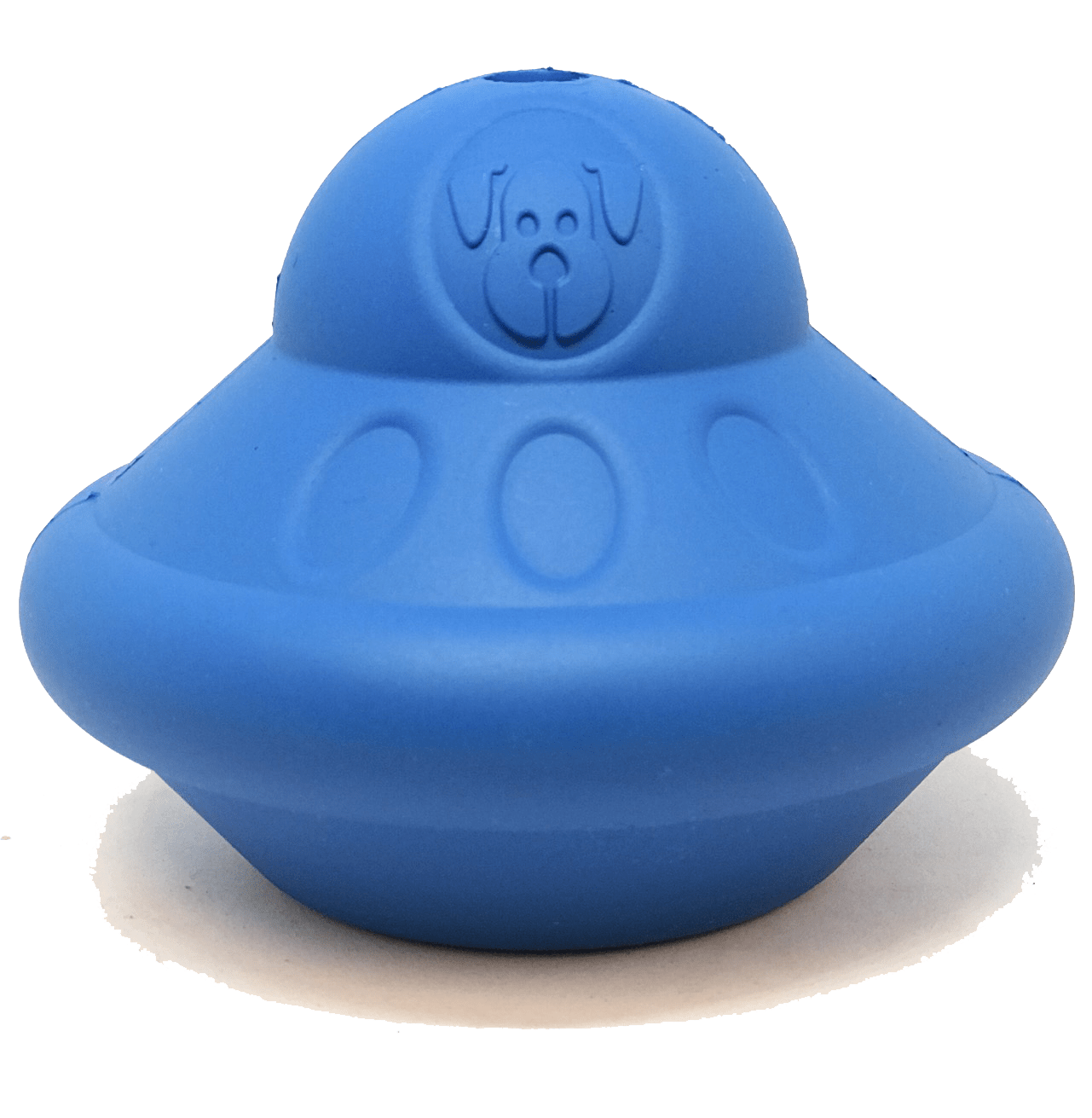 Dog Toy Flying Saucer UFO Shape Rubber Treat Dispenser Chew - Main Feature View | Majestic Pet Kingdom