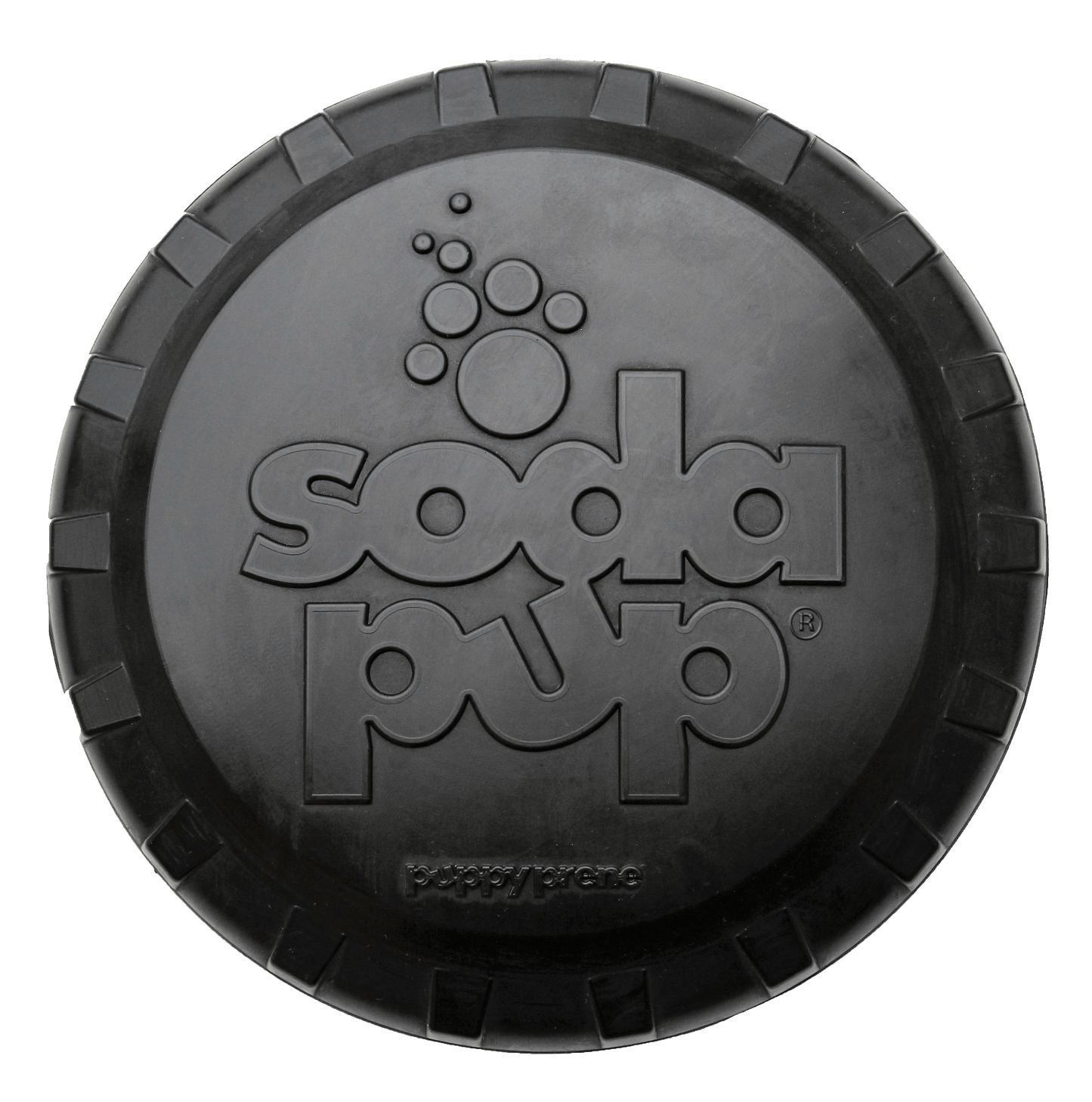 Magnum Bottle Top Flyer Rubber Frisbee for Heavy Chewers |