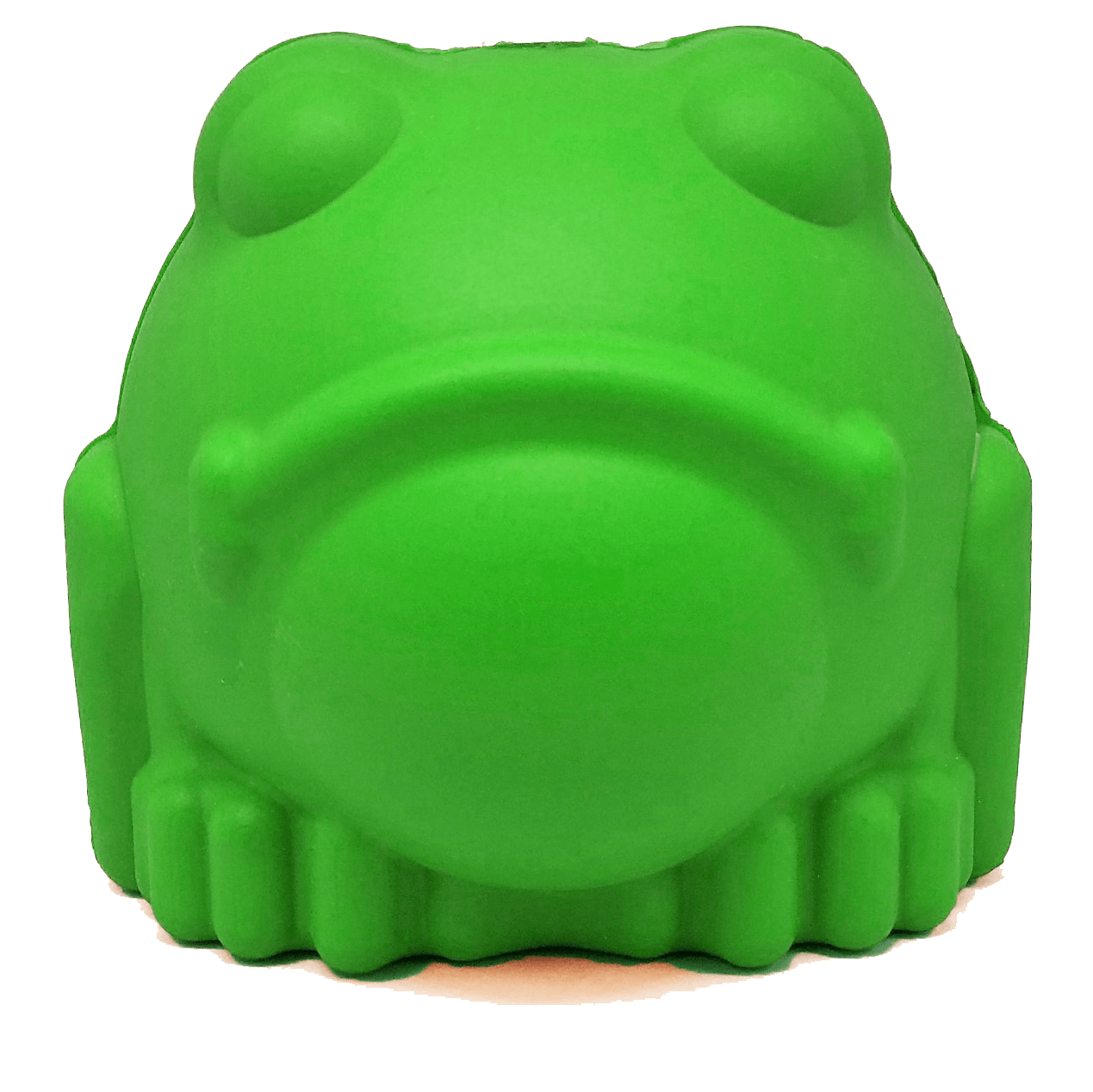 Dog Chew Toy Bull Frog Rubber Treat Dispenser Durable USA