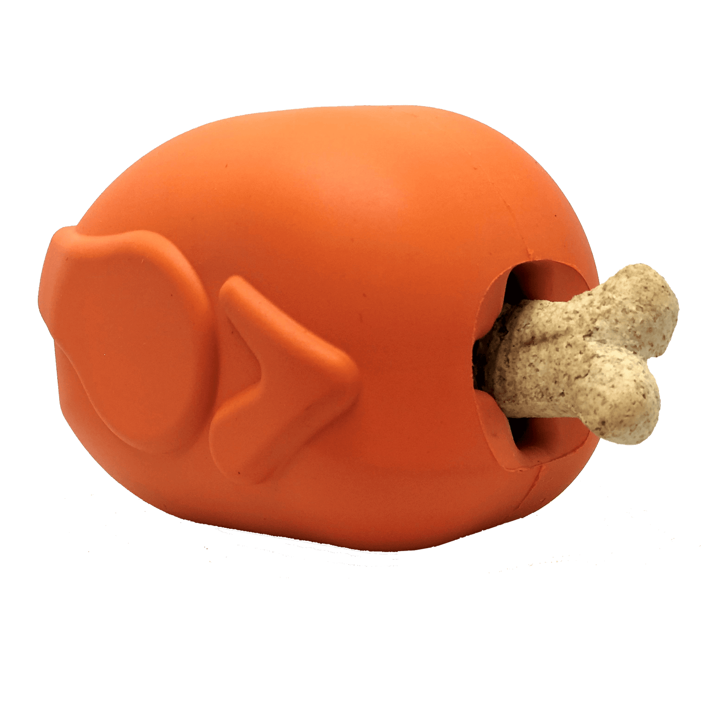 Dog Chew Toy Roasted Turkey Rubber Treat Dispenser USA Made
