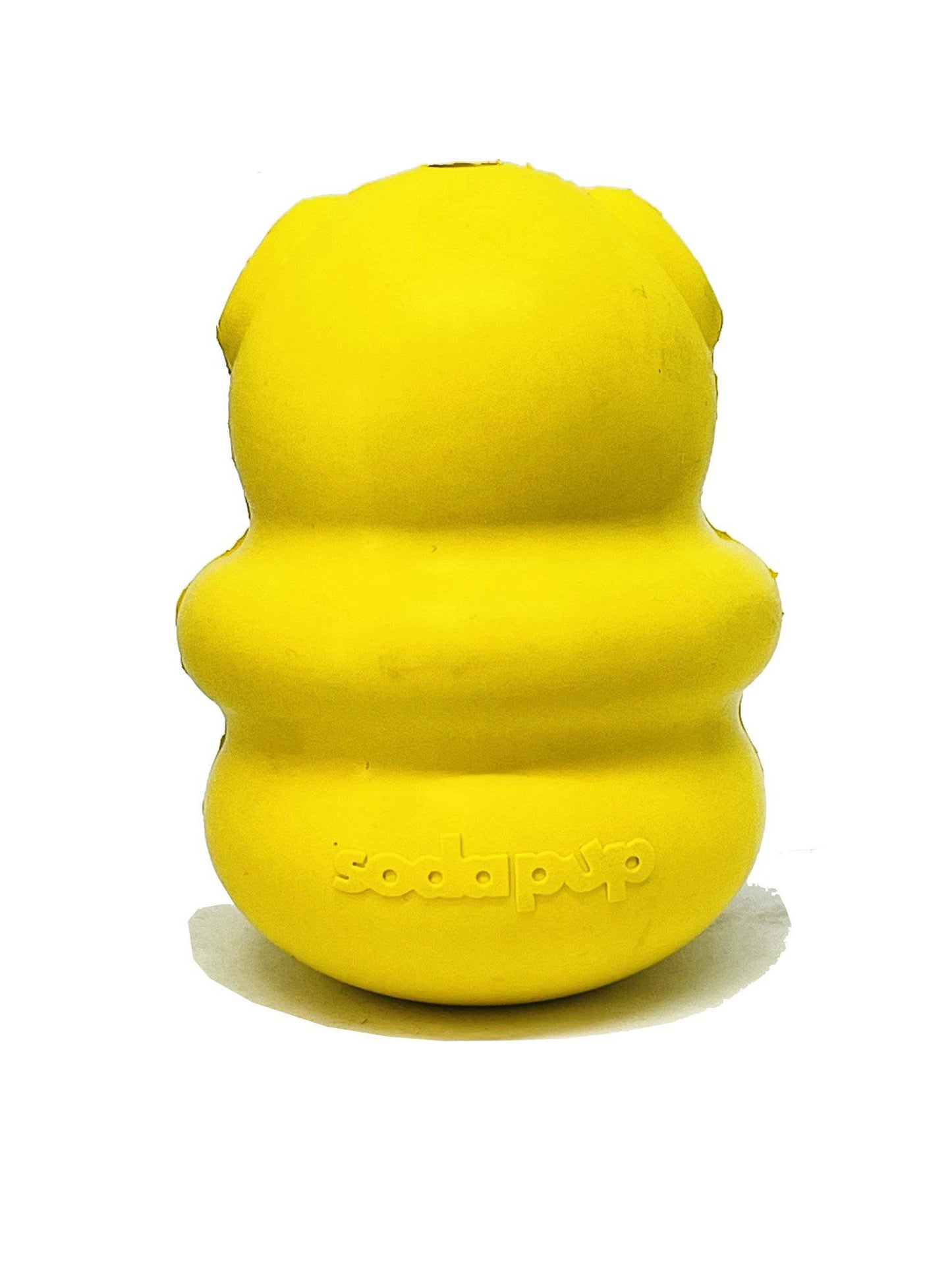Dog Treat Dispenser Honey Bear Durable Rubber Interactive Toy - Detail Angle 7 | Majestic Pet Kingdom