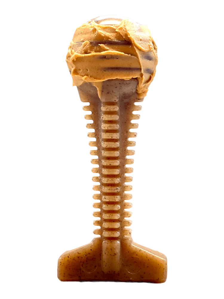 Dog Chew Toy Honey Bone Dental Tower Nylon Aggressive Chew