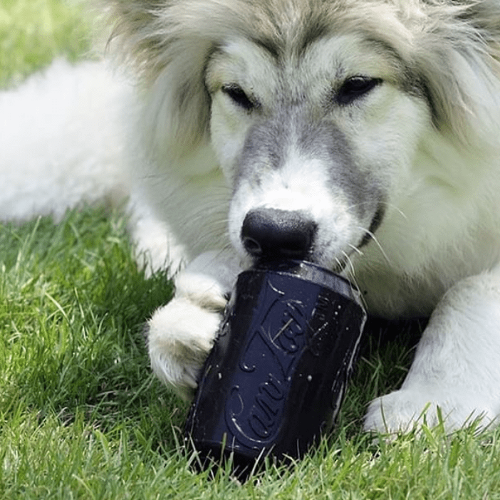 Dog Chew Toy Magnum Can Soda Can Shape Rubber Extreme Chew - Detail Angle 6 | Majestic Pet Kingdom