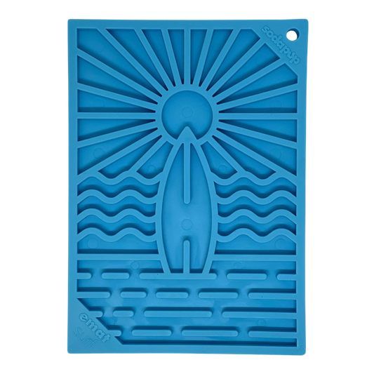 Surf's Up eMat - Small Lickmat for Dogs and Cats | - Premium