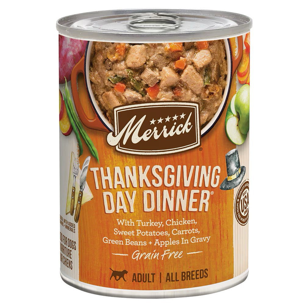 Merrick Wet Dog Grain Free Thanksgiving Dinner 12.7oz - Majestic Pet Kingdom