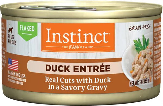 Instinct Flaked Duck Wet Cat Food (3oz) - Majestic Pet Kingdom