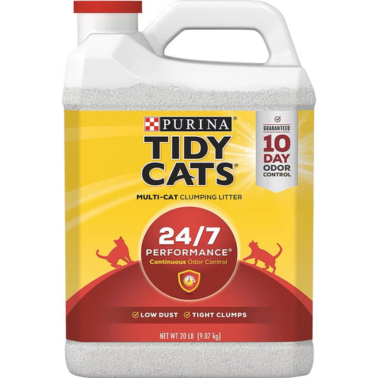 Tidy Cats 24/7 Performance Multiple Cats Clumping Litter (20lb)