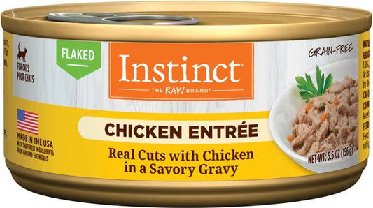 Instinct Flaked Chicken Wet Cat Food (5.5oz) - Majestic Pet Kingdom