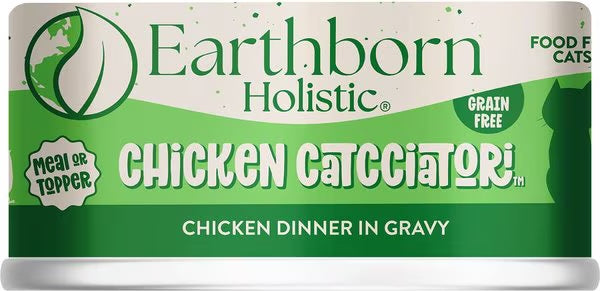 Earthborn Grain Free All Life Stages Chicken Catcciatori Wet Cat Can - Majestic Pet Kingdom