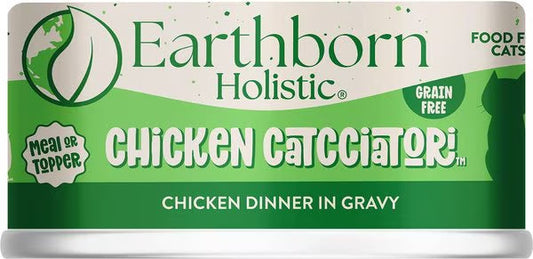 Earthborn Grain Free All Life Stages Chicken Catcciatori Wet Cat Can - Majestic Pet Kingdom