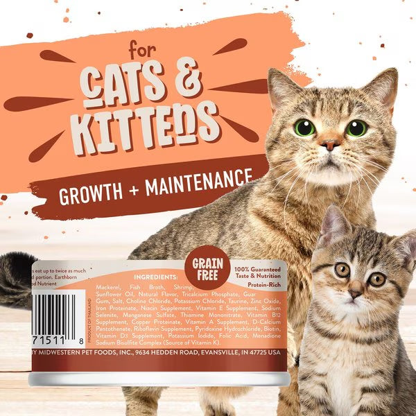 Earthborn Grain Free All Life Stages Catalina Catch Wet Cat Food - Majestic Pet Kingdom