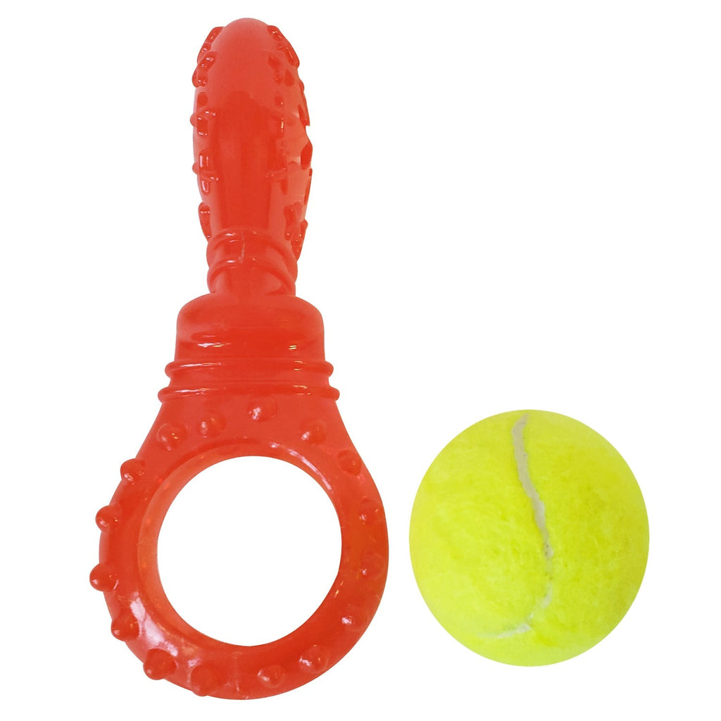 Tennis Ball Dog Toy Variety Pack with Squeaker Toys (3-Pk)