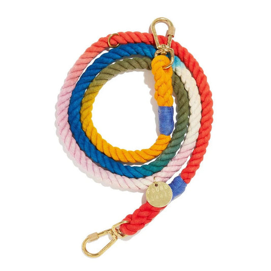 Found My Animal The Henri Ombre Cotton Rope Dog Leash Medium