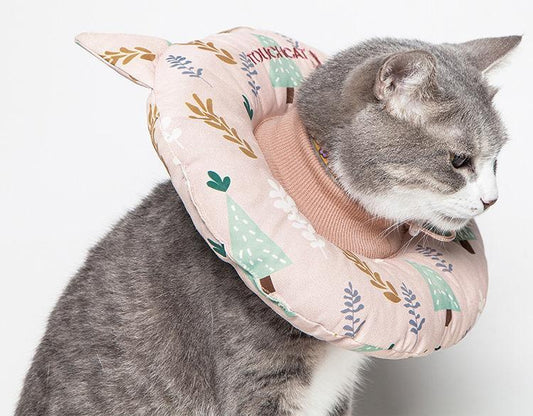 cat-recovery-collar-adjustable-soft-pillow-neck-cone-luxury-view-2 | Majestic Pet Kingdom