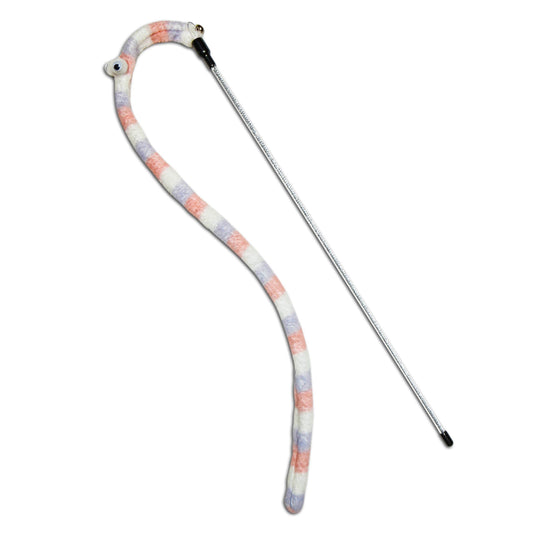 Cat Toy Touchcat Worm-Tail Designer Teaser Wand Interactive
