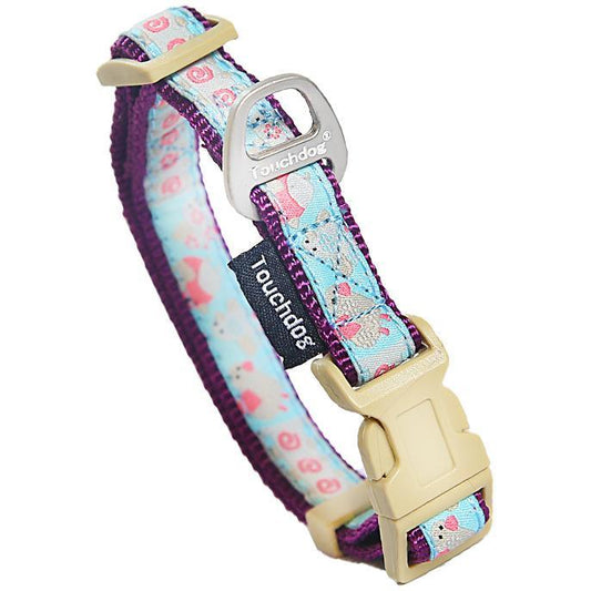 dog-collar-leash-set-avery-pattern-embroidered-walk-luxury-view-2 | Majestic Pet Kingdom