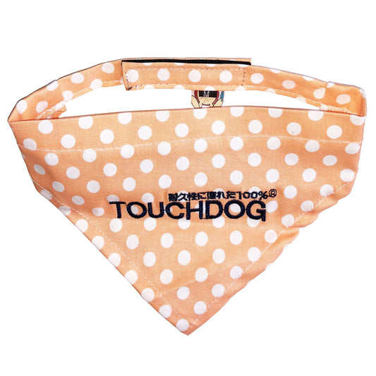 dog-polka-dot-bana-hook-loop-adjustable-neck-scarf-luxury-view-1 | Majestic Pet Kingdom