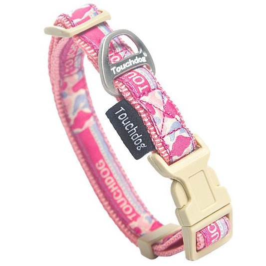 dog-collar-leash-set-bubble-pattern-embroidered-walking-luxury-view-1 | Majestic Pet Kingdom