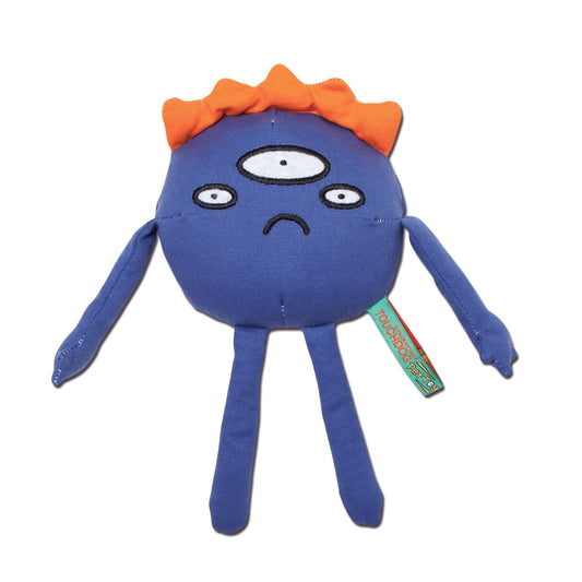monster-dog-toy-squeaky-cartoon-plush-teething-doll-navy-luxury-view-1 | Majestic Pet Kingdom