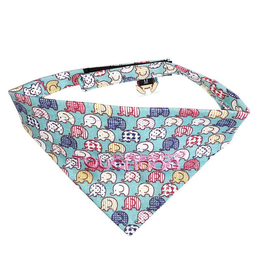 pet-bana-hook-loop-adjustable-neck-scarf-aqua-classic-luxury-view-1 | Majestic Pet Kingdom