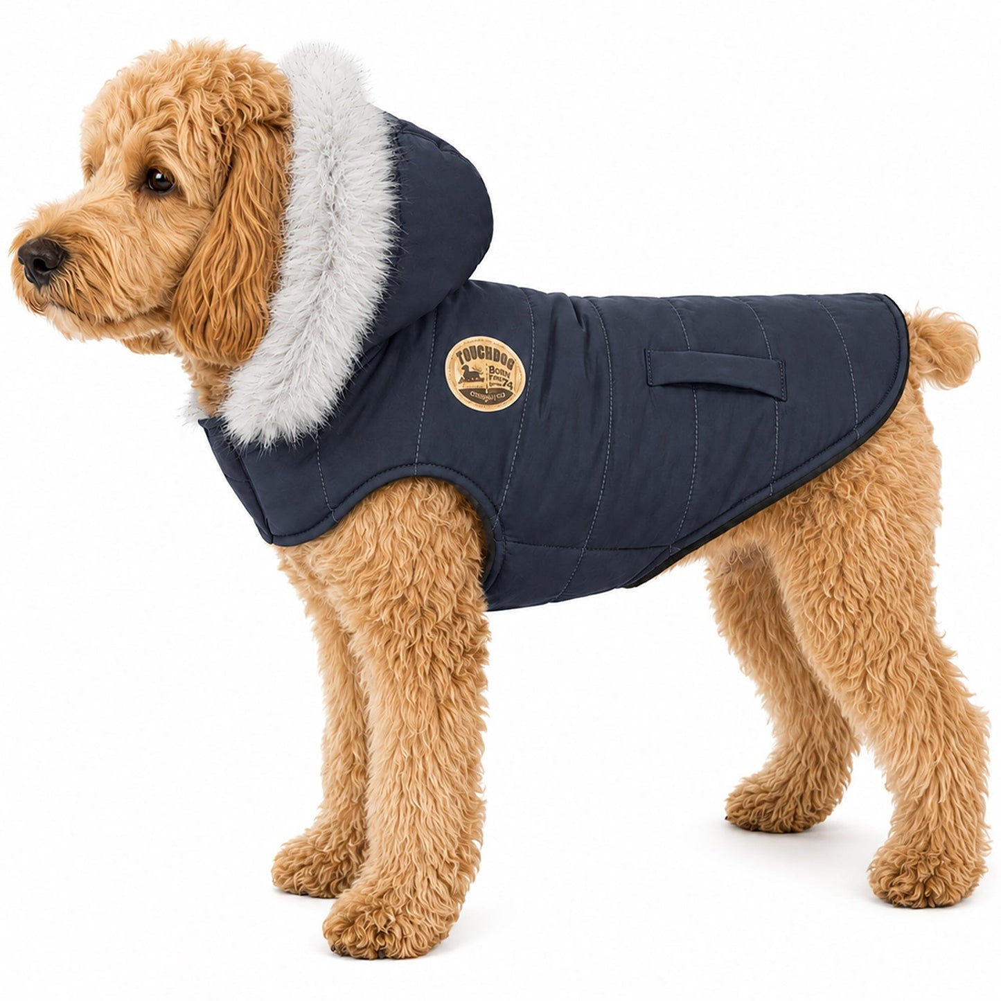 Touchdog 'Eskimo-Swag' Duck-Down Insulated Winter Dog Coat Parka