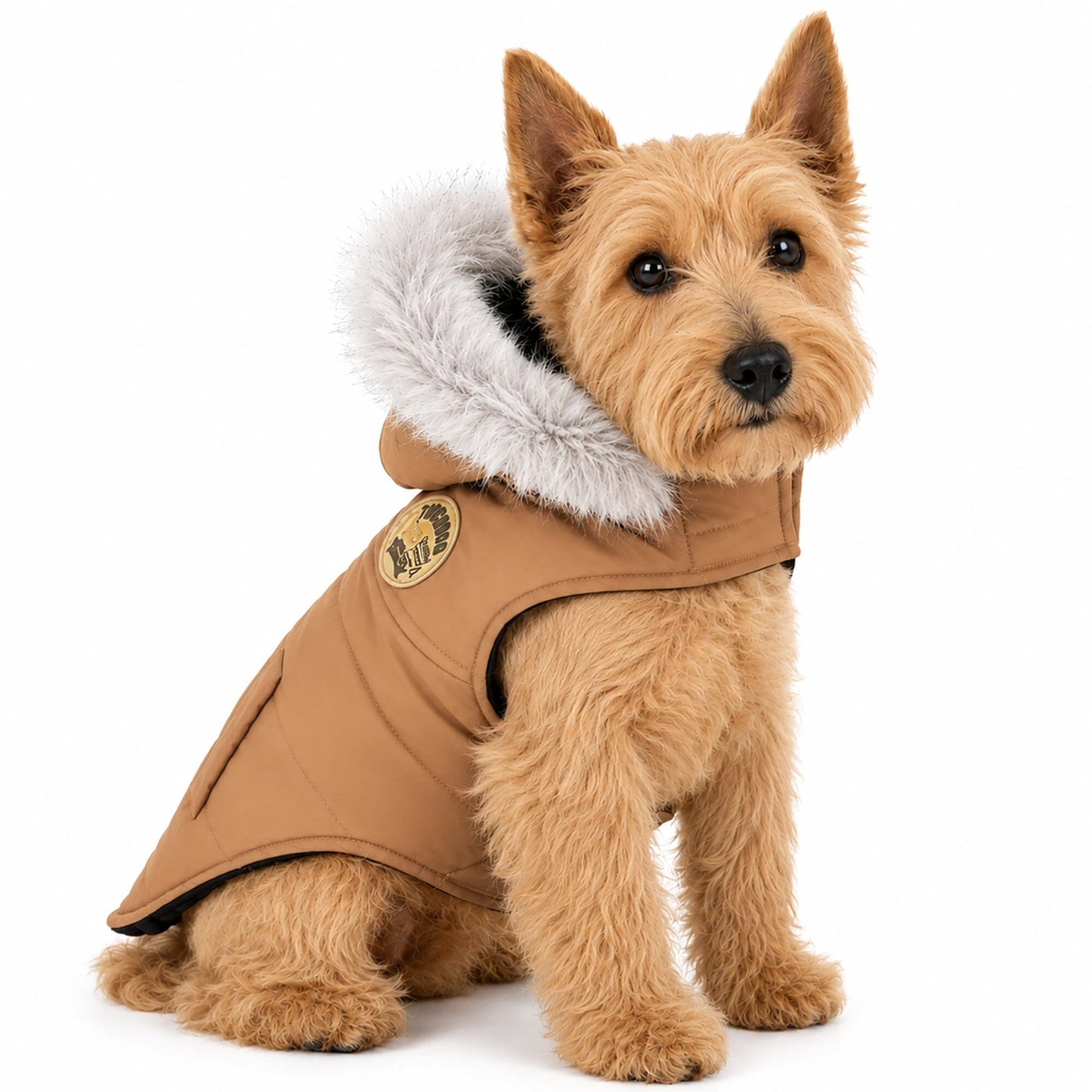 Touchdog 'Eskimo-Swag' Duck-Down Insulated Winter Dog Coat Parka