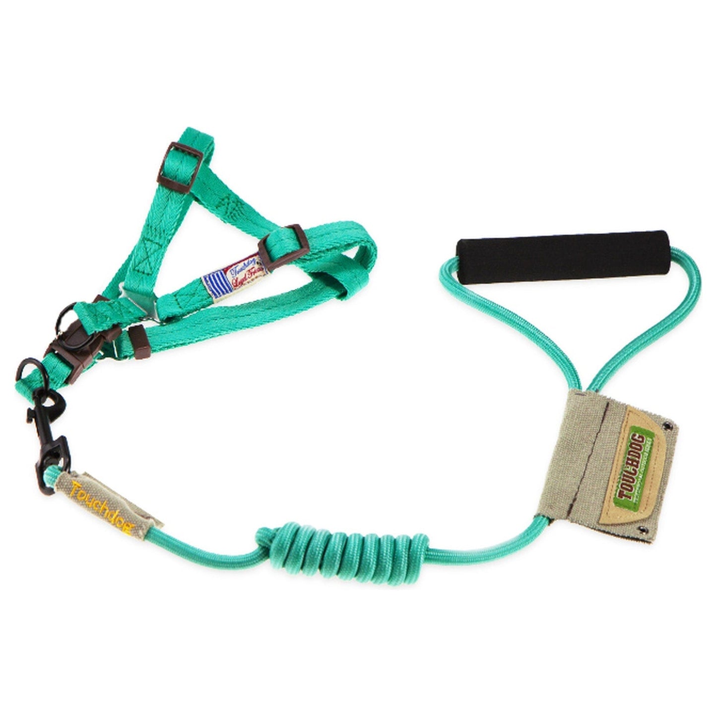 Touchdog Faded-Barker 2-in-1 Fashion Dog Leash and Harness