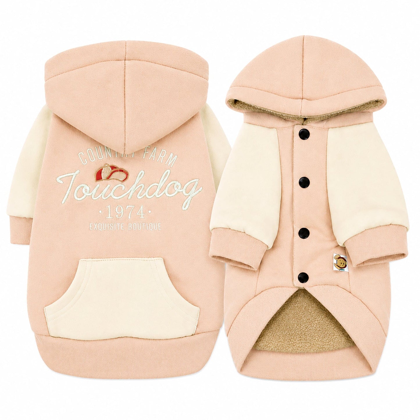 Touchdog 'Heritage' Soft-Cotton Fashion Dog Hoodie Sweater