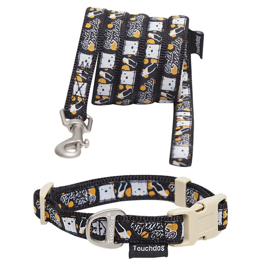 dog-collar-leash-set-embroidered-designer-walking-combo-luxury-view-1 | Majestic Pet Kingdom