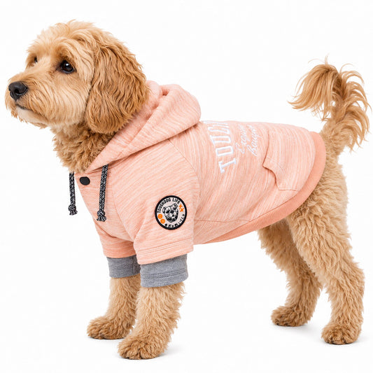 Touchdog ® Hampton Beach Ultra-Soft Blasted Cotton Hooded Dog Sweater - Main Feature View | Majestic Pet Kingdom