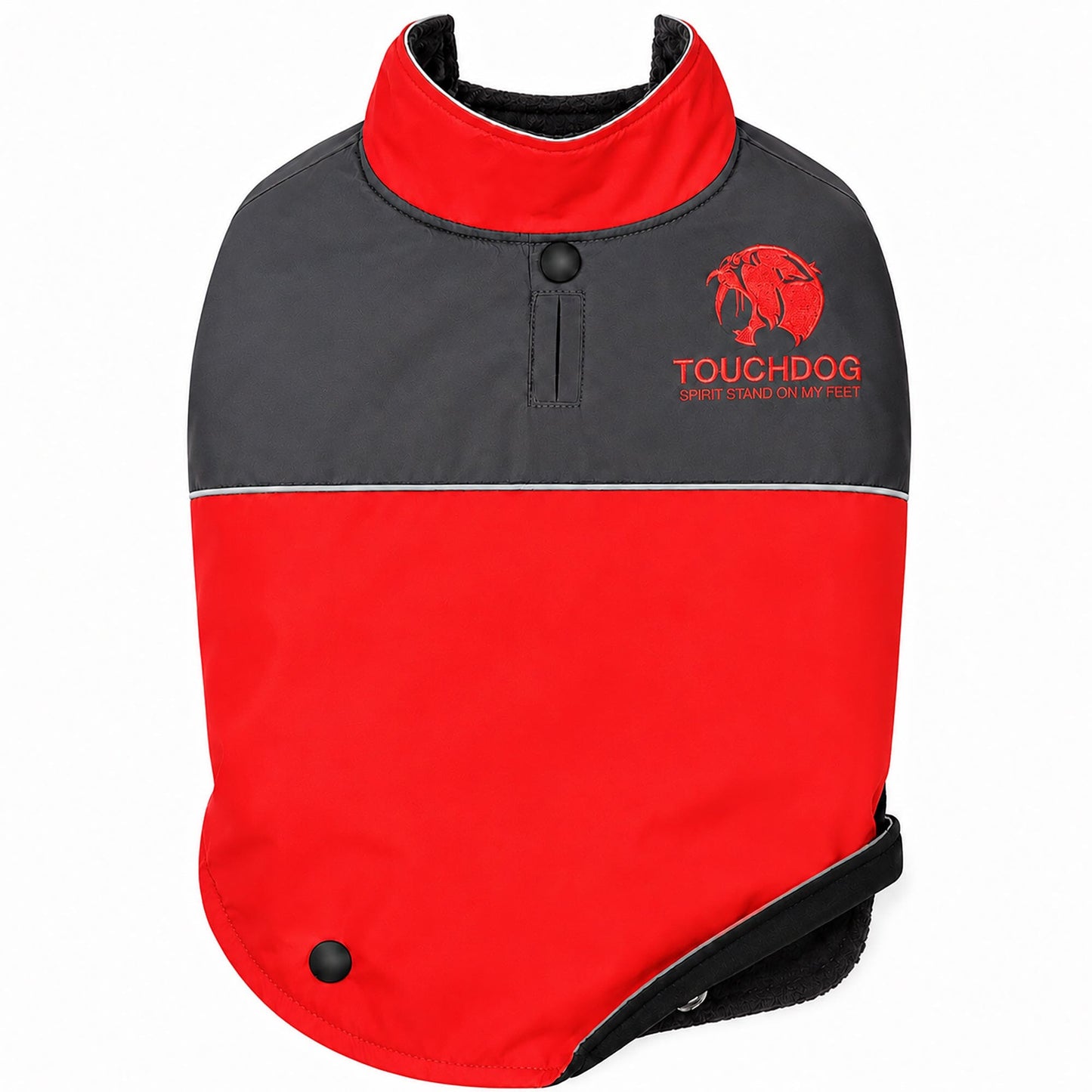 Touchdog ® Lightening-Shield 2-in-1 Dual-Removable-Layered Waterproof Dog Jacket