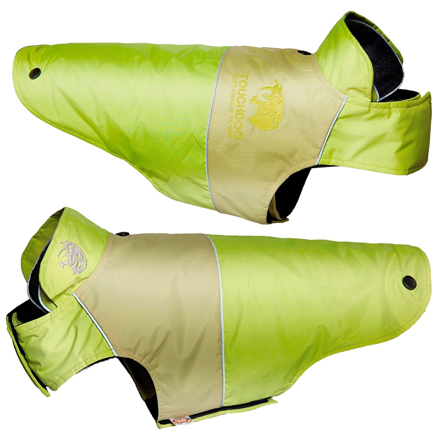 Touchdog ® Lightening-Shield 2-in-1 Dual-Removable-Layered Waterproof Dog Jacket