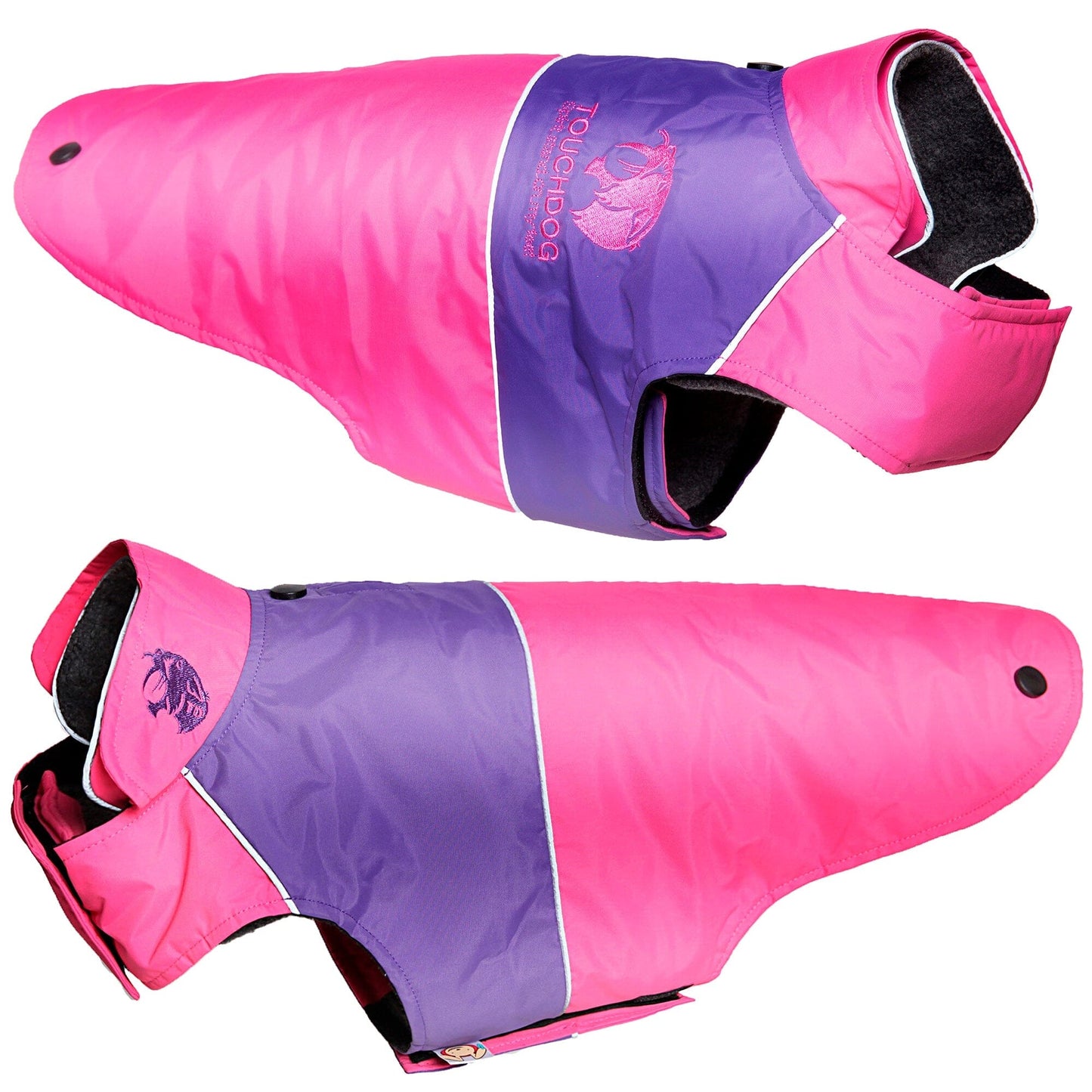 Touchdog ® Lightening-Shield 2-in-1 Dual-Removable-Layered Waterproof Dog Jacket