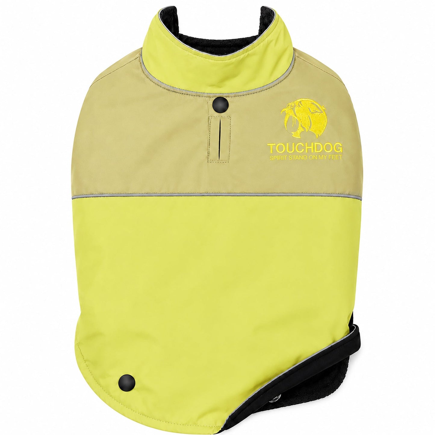 Touchdog ® Lightening-Shield 2-in-1 Dual-Removable-Layered Waterproof Dog Jacket