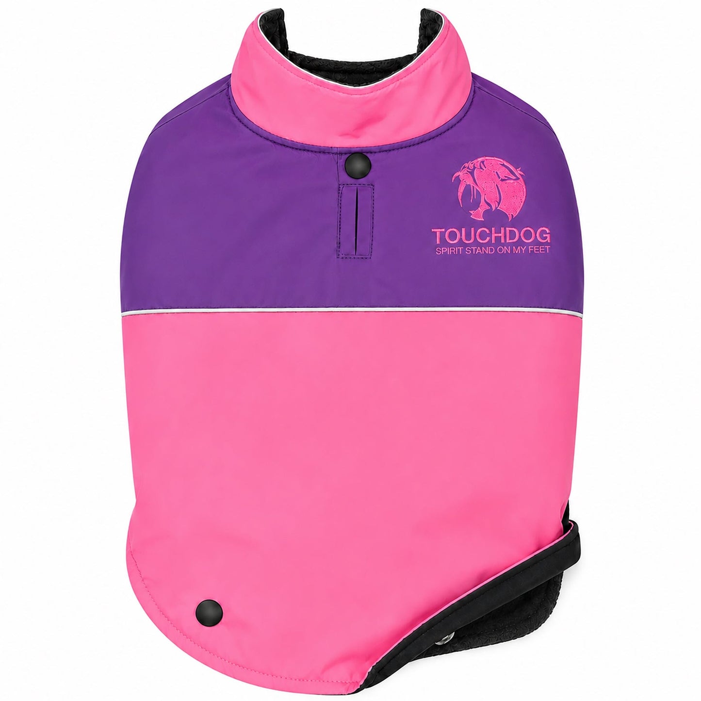 Touchdog ® Lightening-Shield 2-in-1 Dual-Removable-Layered Waterproof Dog Jacket