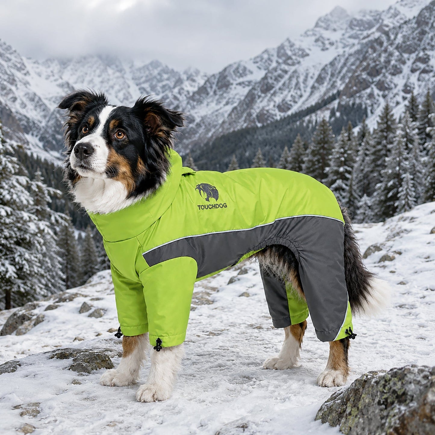 Touchdog ® Quantum-Ice Adjustable and Reflective Full-Body Winter Dog Jacket
