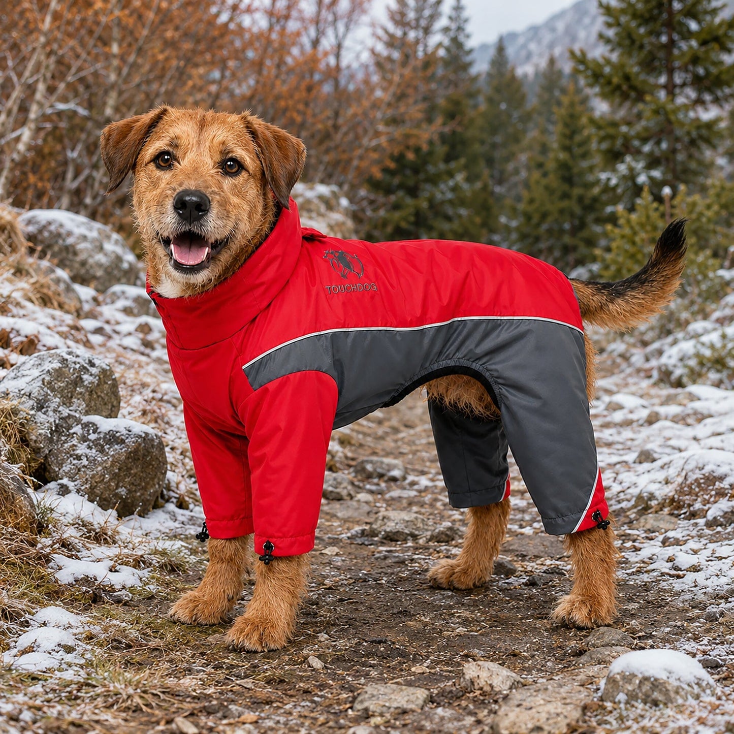 Touchdog ® Quantum-Ice Adjustable and Reflective Full-Body Winter Dog Jacket