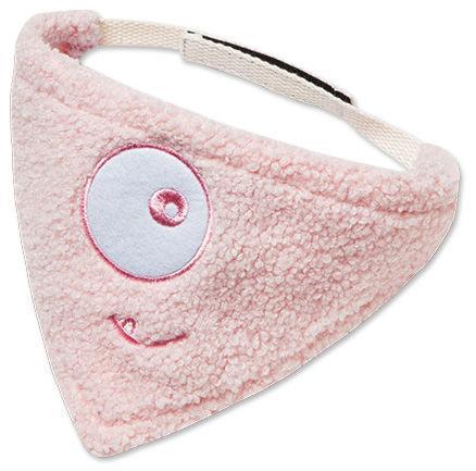 Touchdog ®'Dizzy-Eyed Cyclops' Cotton Hook-and-Loop Dog Bandana and Scarf