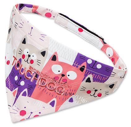 dog-printed-bana-hook-loop-adjustable-neck-scarf-bib-luxury-view-1 | Majestic Pet Kingdom