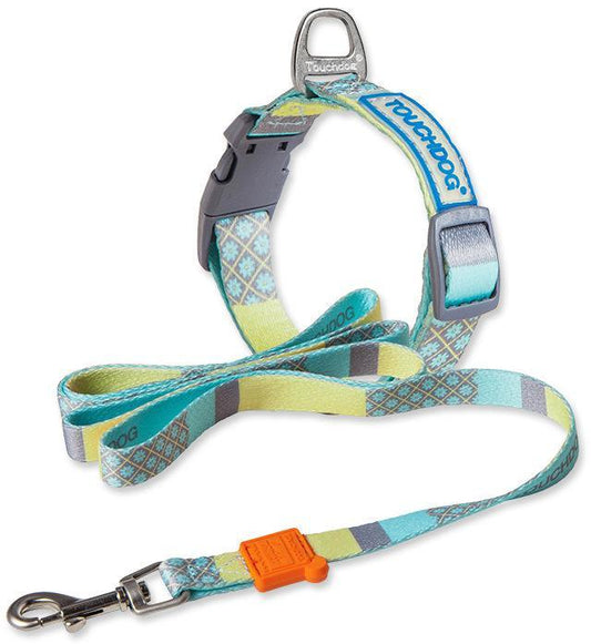 dog-collar-leash-set-trendzy-printed-walking-lead-combo-luxury-view-1 | Majestic Pet Kingdom