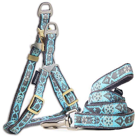 dog-harness-leash-set-shape-patterned-walking-vest-combo-luxury-view-1 | Majestic Pet Kingdom