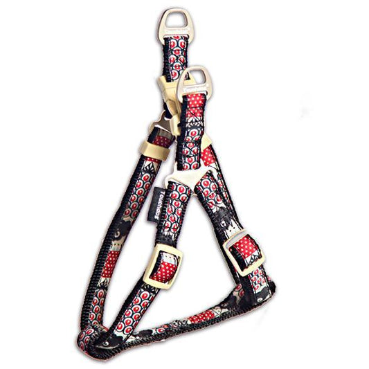 dog-harness-leash-set-embroidered-heavy-duty-black-luxury-view-1 | Majestic Pet Kingdom