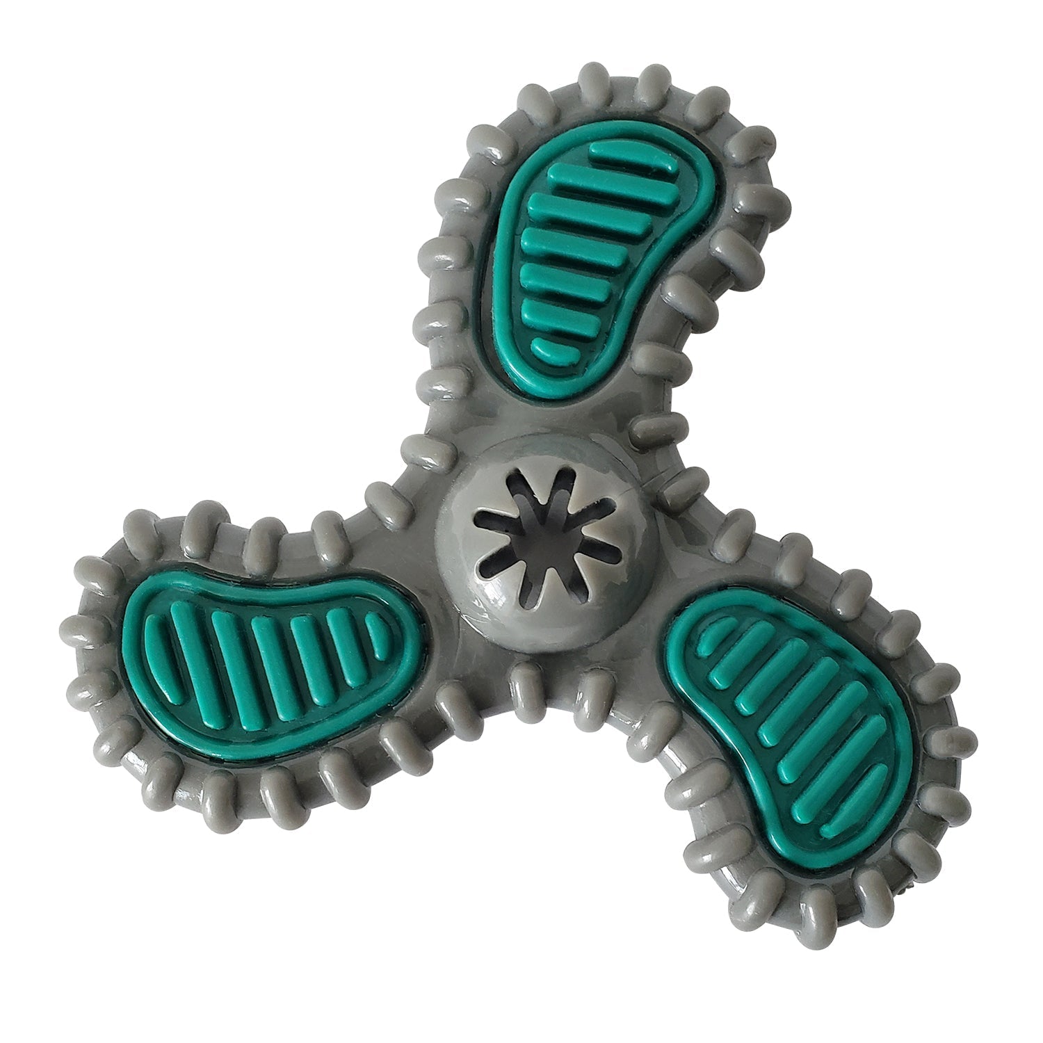 TPR Dental Spinner Dog Chew Toy for Light/Medium Chewers