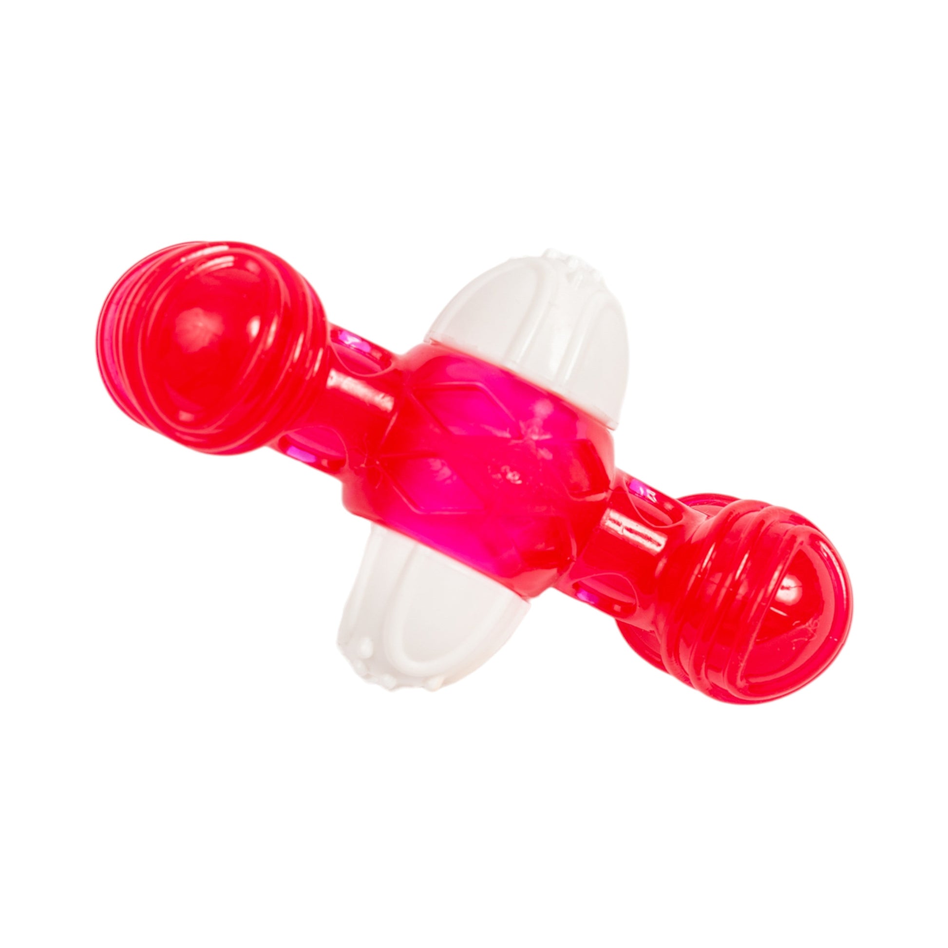 Dog Chew Toy TPR Nylon Quacker Bone with Duck Sound Audio - Detail Angle 4 | Majestic Pet Kingdom