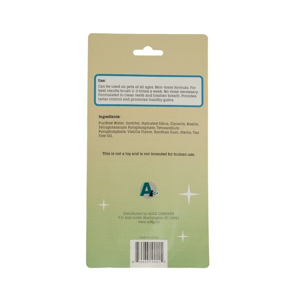 Triple Headed Dog Toothbrush & Natural Toothpaste Kit