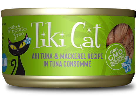 Tikicat All Life Stages Hookena Luau Ahi Tuna and Mackerel (2.8oz) - Majestic Pet Kingdom